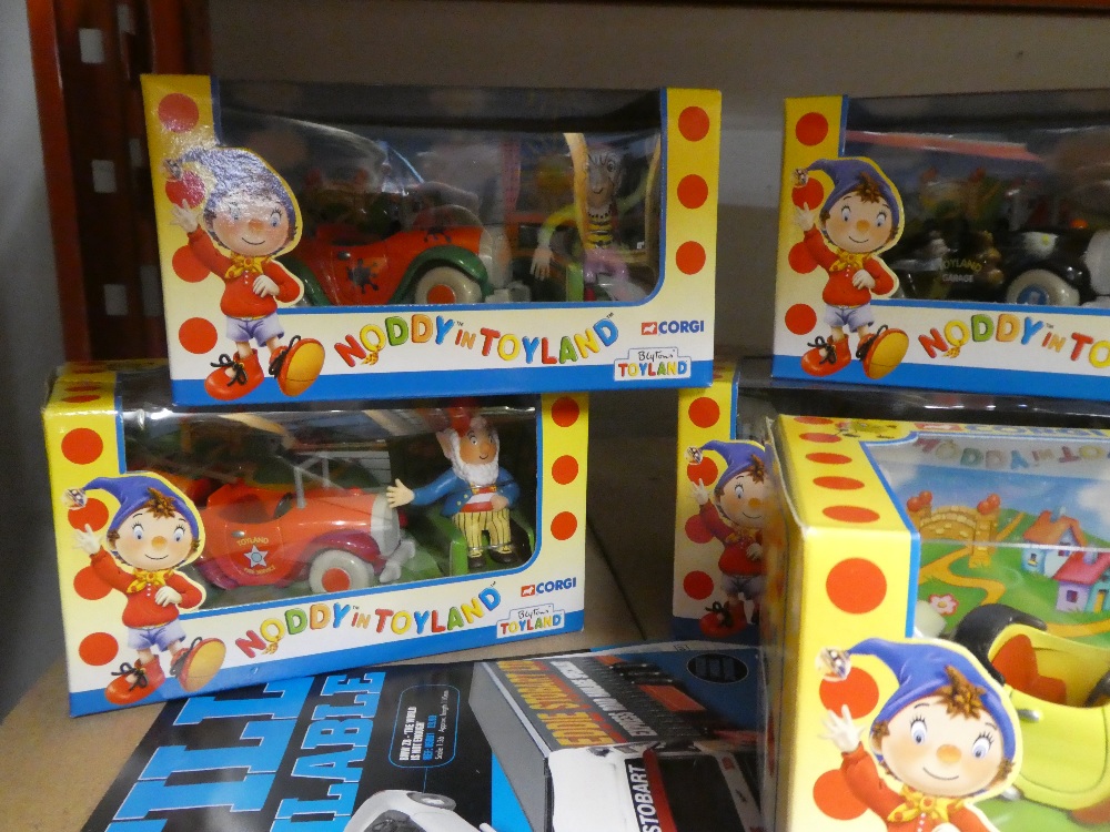 Six boxed Corgi Noddy in Toyland cars