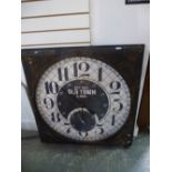 Large rustic decorative clock