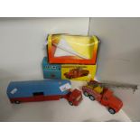 A Corgi boxed 1960's Chipperfields Crane and horsebox, along with an unboxed Crane and Corgi
