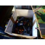 Small box of toy cars