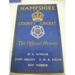 Of CRICKET interest: 'Hampshire County Cricket, The Official History' book - 1st Edition 1957