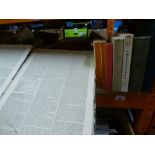 A large folder containing issues of The field, the country mans newspaper dated 1872 with a small