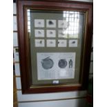 Framed montage of fishing flies