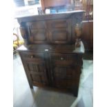 Vintage mahogany court cupboard