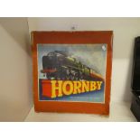 A boxed 1950's 'O' gauge tin Hornby train set