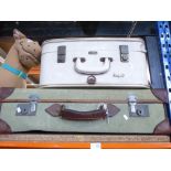 Two vintage suitcases