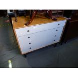 G-Plan teak chest of 4 long drawers