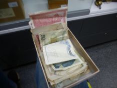 A small quantity of Worldwide bank notes