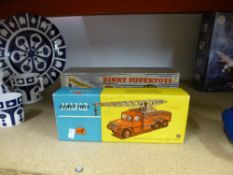 Dinky 972 Coles 20 ton crane and Corgi Chipperfields crane, both boxed