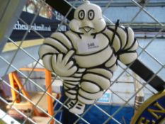 Michelin man 'up yours'
