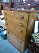 A pair of Stag teak vintage chest of drawers