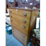 A pair of Stag teak vintage chest of drawers
