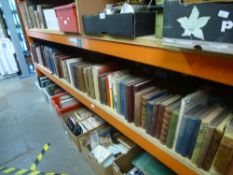 A shelf of hardback books to include Daphne Du Maurier, Charles Kingsley & Dickens