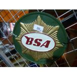 Green BSA star sign