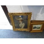 A Victorian oil of ruin, signed W.Draper, one other possibly by the same hand and sundry pictures