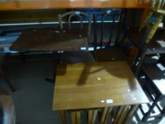 An antique tripod table and sundry