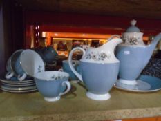 A quantity of Royal Doulton 'Rose Elegans' chinaware, to include cups and saucers, plates, coffee