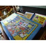 Four vintage John Bull toy printing kits, No. 155 and two similar accessory kits