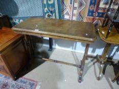 A Victorian walnut oblong occasional table