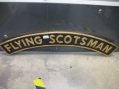 Large Flying Scotsman sign