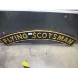 Large Flying Scotsman sign