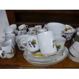 A quantity of Royal Worcester 'Evesham' oven to tableware