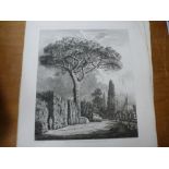 A large portfolio containing miscellaneous selection of engravings by, or after, Jacob Strutt,