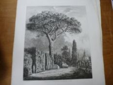 A large portfolio containing miscellaneous selection of engravings by, or after, Jacob Strutt,