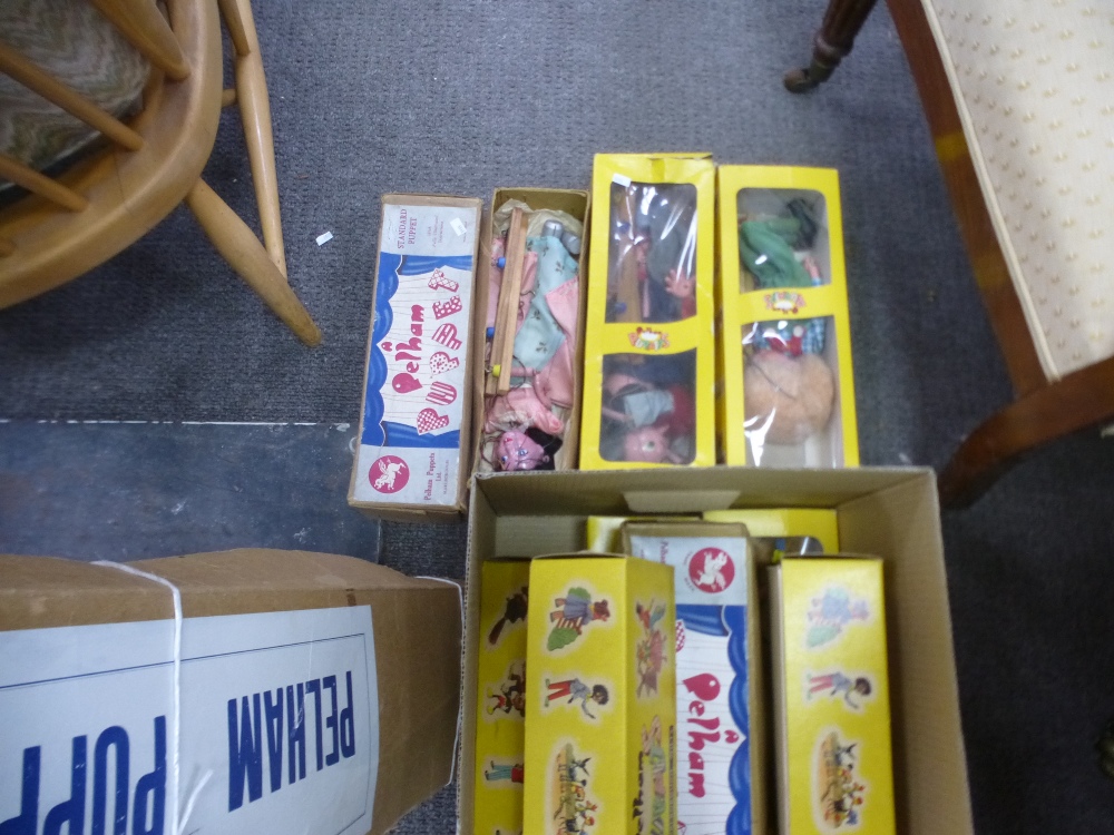 A box of Pelham puppets and a puppet theatre - Image 2 of 7