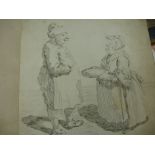 An album of caricature prints after Pier Leone Ghezzi & others; titles include 'Madame Petit et son