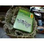 A box containing a set of Kumficar animal print seat covers, for a Vauxhall Victor, plus the