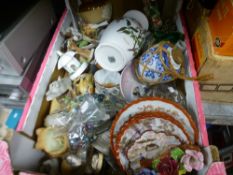 A box of mixed china etc to include Portmeirion, etc