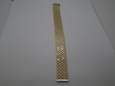 9 carat gold bracelet, hallmarked and stamped 375, approx 40.9g