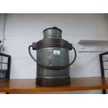 Vintage style milk churn