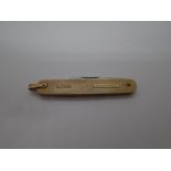 9 carat hallmarked gold penknife