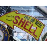 Large shell arrrow sign