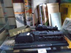 A 46100 Royal Scot and Prairie Tank trains made from British Coal, along with books relating to