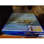 Two Minic boxed ship sets