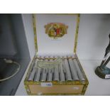 A case of Cuban cigars, by Romeo Y Julieta