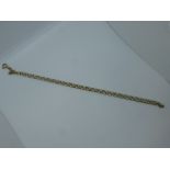 9ct yellow gold neckchain, marked 375, approx 5.4g