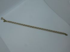9ct yellow gold neckchain, marked 375, approx 5.4g