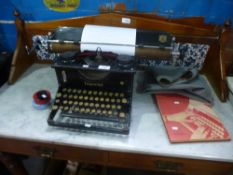 An old 'Imperial' model 50 typewriter