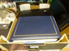 Albums of Royal stamps and two folders