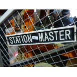 Station master sign