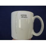 WW2 German Army Mug DATED 1939. This mug is an "Ausfall" which means it is a second and was never