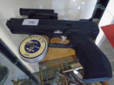 A Beeman P.7 .177 calibre air pistol