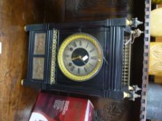 A Slate Mantel Clock