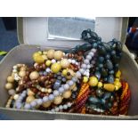 A quantity of costume jewellery, mainly necklaces