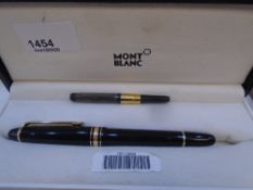 A MONTBLANC fountain pen, a Parker fountain pen and other pens