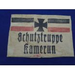 Pre WW1 Style Imperial German "Protection Force Cameroon" Armband